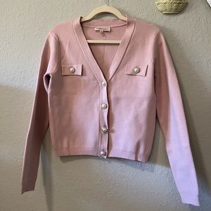 Philosophy pink sweater